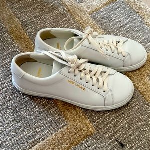 YSL white sneakers